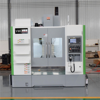 Centre d'usinage vertical CNC VMC855, fraiseuse BT40, guidage linéaire de précision simple, léger, HUASHUO, commande FANUC