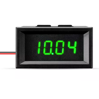 0.36 Digital Table Head Super Tiga Digit Semi-multimeter 3.50-30.00V Voltmeter Tampilan Digital DC Dua Kawat
