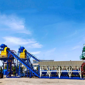 High Efficiency PLC Controlled 2/3/4 Bins Dry Mix <b>Concrete</b> Batching Plant Pump Motor High Quality Manufacturing Equipment for - Product Image 1