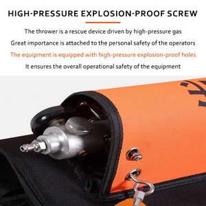 Lanceur de sauvetage aquatique avec sac de rangement, portée jusqu'à 126 mètres sur terre - Product Image 6