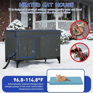 Eco-Friendly Hot Winter Outdoors Warm Dog & Cat <b>Box</b> Windproof and Rainproof Anti-scratch Heating Anti-bite Rubber Hose Is Safer - Product Image 5