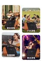 Amplificateur de guitare électrique OEM d'usine avec haut-parleur de 6,5 pouces pour performance musicale en extérieur avec haut-parleur Bluetooth.