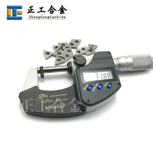 أدوات خراطة الفرامل CNC من الكربيد طراز CB90488 من أميكو، إدخالات إيجابية/سلبية مثلثة الشكل مصنوعة بتقنية التلبيد - Product Image 4