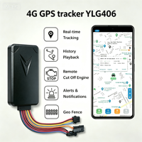 Traceur GPS 4G pour camion YLG406 avec alarme sonore et contrôle à distance du moteur, suivi en temps réel