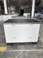 Conteneur de stockage et de transport en tissu pliable et repliable pour marchandises textiles, boîte palette en plastique