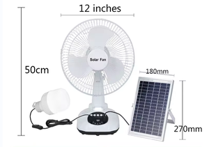 Portable Mini USB Panneau Solaire DC Rechargeable Électrique Camping Ventilateur Solaire Réglable Ventilateur De Refroidissement Par Air pour Usage Domestique Plafond Table - Product Image 6