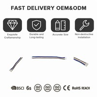Kabel dan Pin Berlapis Emas serta Header Pin Jantan Betina dengan Konektor Kabel 3 Pin 0.5 untuk Kabel Harness Berkualitas Tinggi