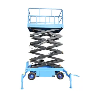 4m To 20m Hydraulic Electric Scissor Lift 6m 8m 10m 12m 14m Mobile Lifter Scaffolding Man Aerial Platform