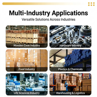 Machine d'emballage automatique de film étirable MH-FG-800B pour petites boîtes en carton, machine d'emballage de film étirable pour ligne d'emballage logistique