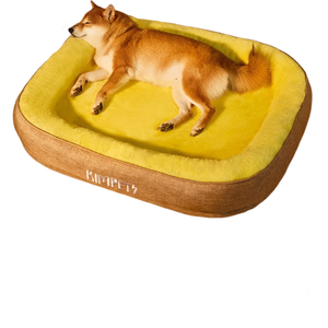 เตียงสุนัขทรงกลมสำหรับสัตว์เลี้ยงสวมใส่สบายสไตล์โมเดิร์นและคลาสสิกบรรจุภัณฑ์ในกล่องสะดวก - Product Image 1