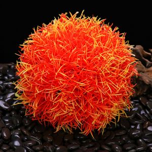 Pecera paisaje decoración medio círculo simulación planta musgo bola plástico Artificial agua <span class=keywords><strong>falsa</strong></span> hierba - Product Image 5