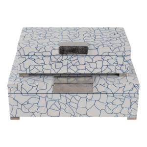 Scatola Decorativa con Motivo Costiero, Organizzatore per Gioielli, Contenitore per Ricordi, Decorazione per Casa e Soggiorno - Product Image 4