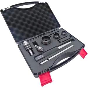 MT1 Lathe Tailstock Die Holder Set Tapping <b>Reaming</b> Threading Steel HSS Material Straight Flute Type Thread Cutting <b>Tools</b> - Product Image 1