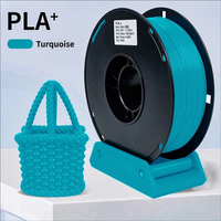 Filamen PLA Plus Printer 3D 1.75mm, Tahan Tekuk, Tahan Benturan, Multiwarna