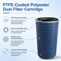 Penggantian Kartrid Filter Udara Lipat Turbin Gas untuk Elemen Karbon Aktif P191920 Tahan Api Tahan Minyak Tahan Air