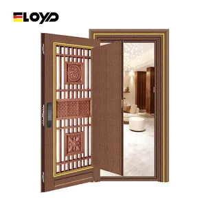 Лидер продаж Eloyd, внешняя основная защитная дверь, безопасная Металлическая стальная входная дверь на заказ