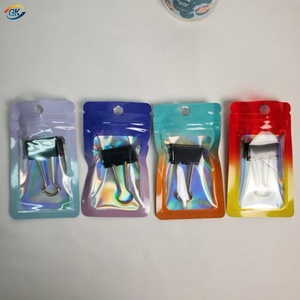 ถุงซิปล็อคแบบแบน สีสันสดใส รีไซเคิลได้ ด้านหลังทึบแสง สำหรับบรรจุภัณฑ์ อาหาร เครื่องประดับ โทรศัพท์มือถือ ผลิตจากวัสดุ OPP <span class=keywords><strong>PE</strong></span> BOPP เคลือบลามิเนต - Product Image 5