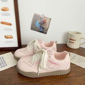 2026 New Niche Women Casual Shoes, Autumn Breathable Mesh Hiking Board Shoes, Soft <b>Sole</b> Lightweight White Sneakers - Product Image 5