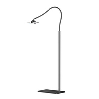 Support de tablette mobile en alliage d'aluminium L6 personnalisé, fixation par clip, hauteur réglable, design flexible, portable pour la maison