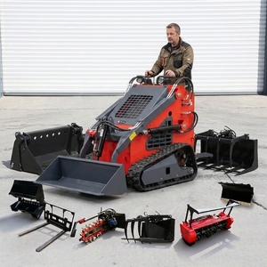 Mini-chargeuse compacte sur chenilles EPA Euro 5 avec plusieurs accessoires : tarière, <span class=keywords><strong>tondeuse</strong></span> - Product Image 2