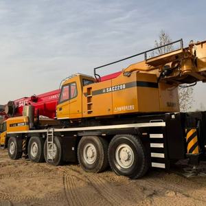 Grue de chantier d'occasion reconditionnée de qualité supérieure, 100 tonnes, avec vérin hydraulique Sany pour levage de charges lourdes - Product Image 4
