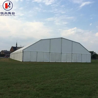 Tente de stockage modulaire à structure en acier 3m/4m/5m, Tente chapiteau personnalisable pour salons professionnels, Espaces extensibles, Prix compétitif