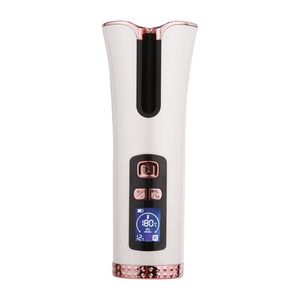 Fer à boucler automatique sans fil rechargeable avec baril en céramique, 3 températures, 4 minuteurs, écran LCD, anti-emmêlement <span class=keywords><strong>pour</strong></span> <span class=keywords><strong>boucles</strong></span> souples à serrées, certifié CE - Product Image 4
