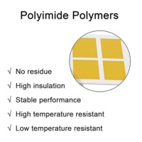 Disques découpés en polyimide Kapton pour masquage de soudure SMT sur PCB, protection de soudure par refusion, résistance aux hautes températures