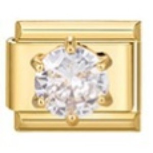 Italian Gold Modular Charm Bracelet Unisex Stainless Steel Elastic DIY Jewelry Gift Heart Pattern Bezel Setting - Product Image 4