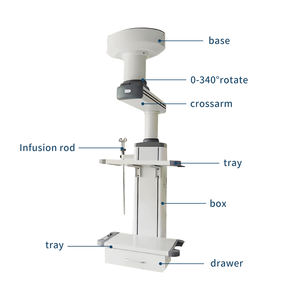 Tour médicale multifonctionnelle pour la chirurgie, pendentif chirurgical pour unité de soins intensifs, pont suspendu sec et humide pour unité de soins intensifs, mobilier hospitalier pour soins intensifs - Product Image 2