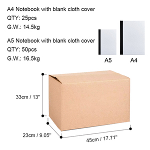 Cá nhân có thể in logo vải máy tính xách tay thăng hoa trống double side in ấn vải A4 A5 máy tính xách tay - Product Image 6