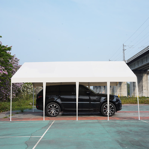 Stable voiture extérieur Garage abri d'auto pour moto petite taille Gazebo tente voiture auvent pour la protection solaire - Product Image 3