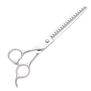 Huasis HU21-65ZC/70zc lefty tay chunker 6.5 "và 7" có sẵn cá mập răng kéo với bù đắp xử lý con chó chải chuốt 440C cắt - Product Image 2