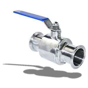 Vannes à boisseau sphérique sanitaires manuelles en acier inoxydable de 1'' avec joint PTFE pour raccords Tri-Clamp/embout de tube pour gaz/eau/huile - Product Image 5