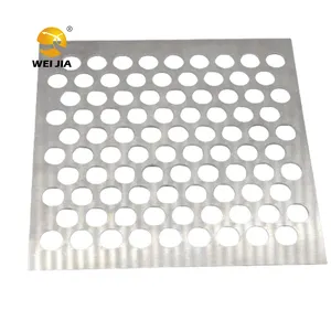 Perforated Steel panel Metal with Holes 0.4 Inch Hole Suitable for Ventilation Smoking and Decorative Screen Style Grilles