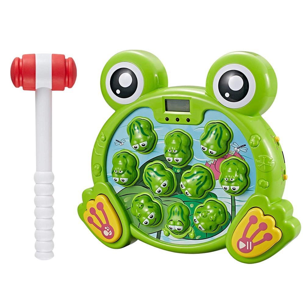 Juego interactive Whack A Frog Cumpleaño years activities for boys and girls Juego s with hammers toy for kids child baby stuff