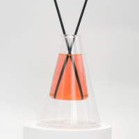Diffuseur en verre fait main joyeux Noël unique Bouteille vide de parfum Aroma Reed Diffuseur Bouteille en verre Bouteille de parfum de faveur