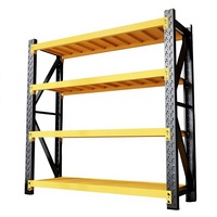 Étagère à palettes industrielle sélective en acier réglable à 5 niveaux, à usage intensif, avec revêtement en poudre, capacité de charge de 100 kg à 1000 kg, vente chaude