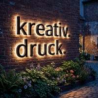 Signo de letra con retroiluminación LED de color dorado letra de canal dorado letrero de logotipo retroiluminado 3D espejo acrílico dorado letrero retroiluminado con letra led