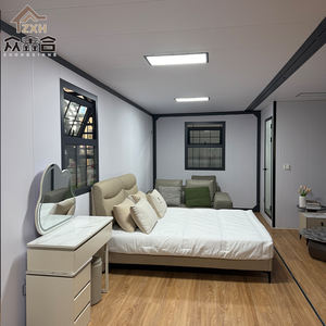 3 camere da letto pieghevole modulare contenitore casa pannello Sandwich espandibile pieghevole soluzione di casa per uso del negozio in vendita - Product Image 4