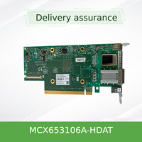 Adaptador Ethernet Mellannox MCX653106A-HDAT ECAT CX653106A Interfaz de Red Interna PCI Express Connect X-6 HDR IB