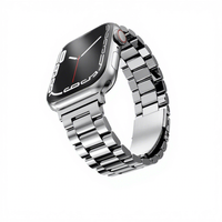 Correa Clásica de Acero Inoxidable para Apple Watch 10 42 44 45 46 49mm Ultra 6 7 8 9, Correa para Iwatch 38 40 41 42mm, Correas para Relojes Inteligentes