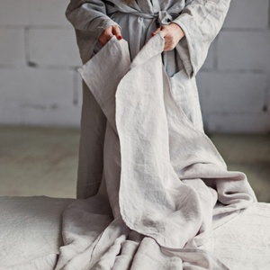 Lenzuolo Singolo Stile Nordico Personalizzabile con Stampa Attiva, Tinta Unita, Lusso Leggero <span class=keywords><strong>Francese</strong></span>, Biancheria da <span class=keywords><strong>Letto</strong></span> Semplice, Vendita all'Ingrosso - Product Image 2