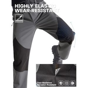 FOXA Men's Waterproof <b>Ski</b> Pants Synthetic Insulated Winter Snow Pants With Zipper Pockets - Product Image 4