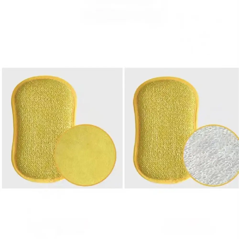 Wholesale Microfiber Cleaning Reusable Cleaning Scrubber Magic Dish Sponge Pads Superior Sponges for Kitchen Home Kitchen