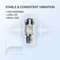 Moteur à micro-vibration sans noyau 3V en boîtier métallique à montage en surface, vibrateur DC SMD pour PCB, téléphone, appareil portable