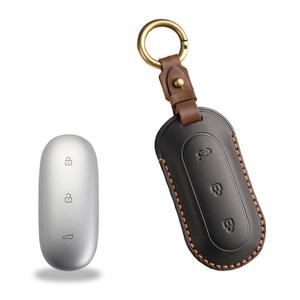 Estuche para llaves vintage, adecuado para la funda de llaves Ideal L7, llavero de coche L8, L6, estuche de cuero genuino L9 One Mega. - Product Image 6