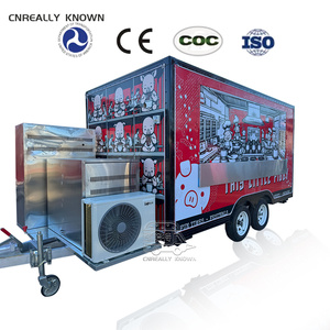 Camionnette de café OEM, cuisine mobile surgelée, Mexique, à vendre, chariot à pizza, chariot à café, camion de crème glacée, camion de restauration - Product Image 3