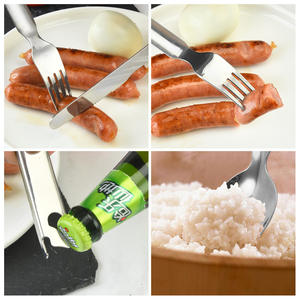 IRONDONKEY Outdoor campeggio Set EDC strumenti forchetta <span class=keywords><strong>cacciavite</strong></span> leva testa chiave multifunzionale campeggio stoviglie cucchiaio stoviglie stoviglie - Product Image 4