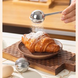 Tamis de pâtisserie 3-en-1 en acier inoxydable pour sucre, infuseur à feuilles de thé en vrac et saupoudreur à sucre - Product Image 2